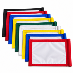 Golf Course Flags - Coloured Edges