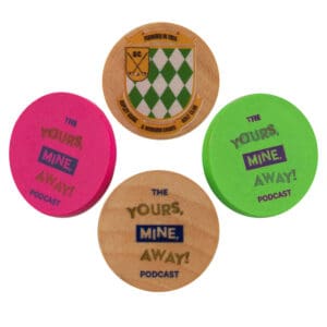Wooden Ball Markers - Printed