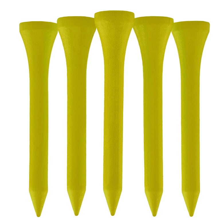 Neon Yellow) - Golf Tees Etc 7cm Neon Wooden Tees - 500 Count