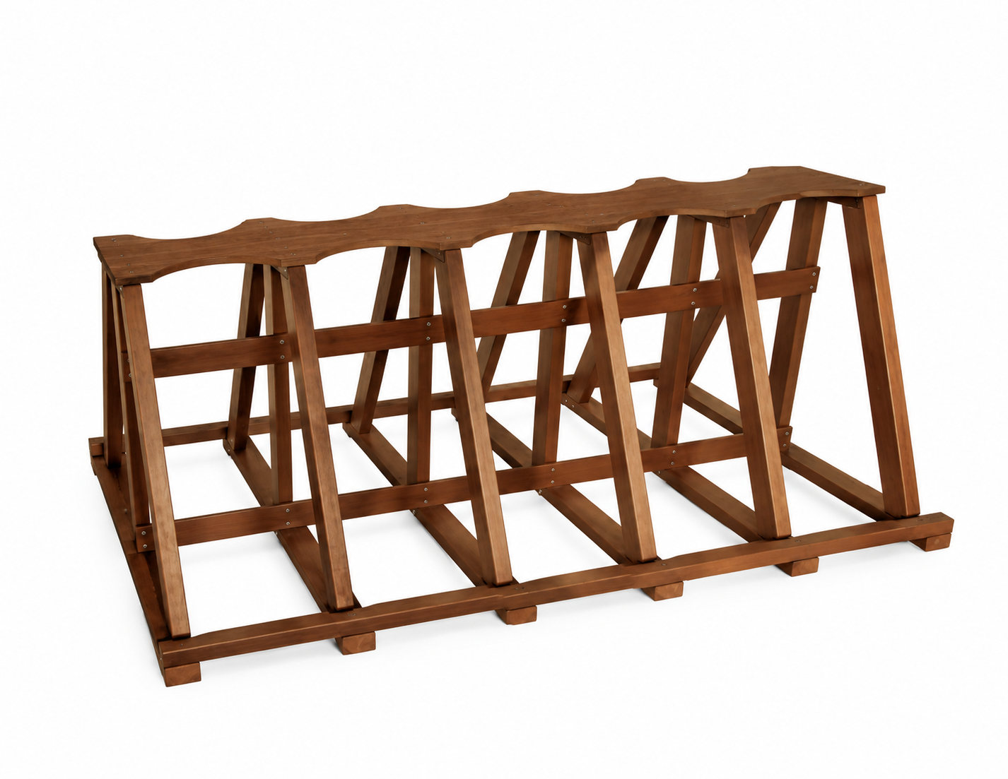 Double Side Five Golf Bag Rack