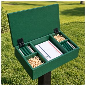 Scorecard caddy with accessories