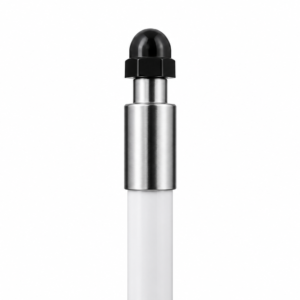 Golf Flagstick Top Fitting - Silver fitting and acorn nut